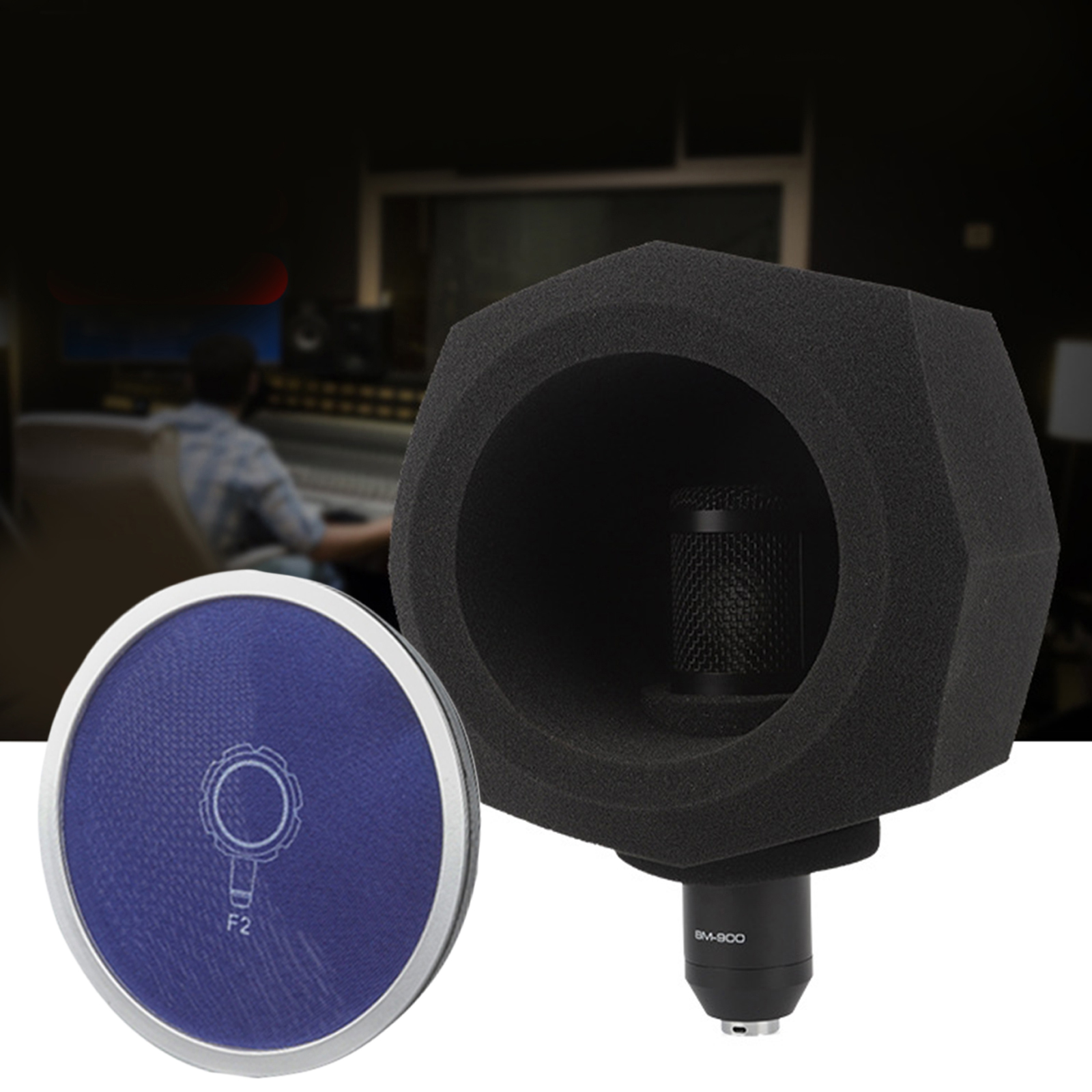 Sound Dampening Foam - F2 Mic Sheild Microphone Foam Balls