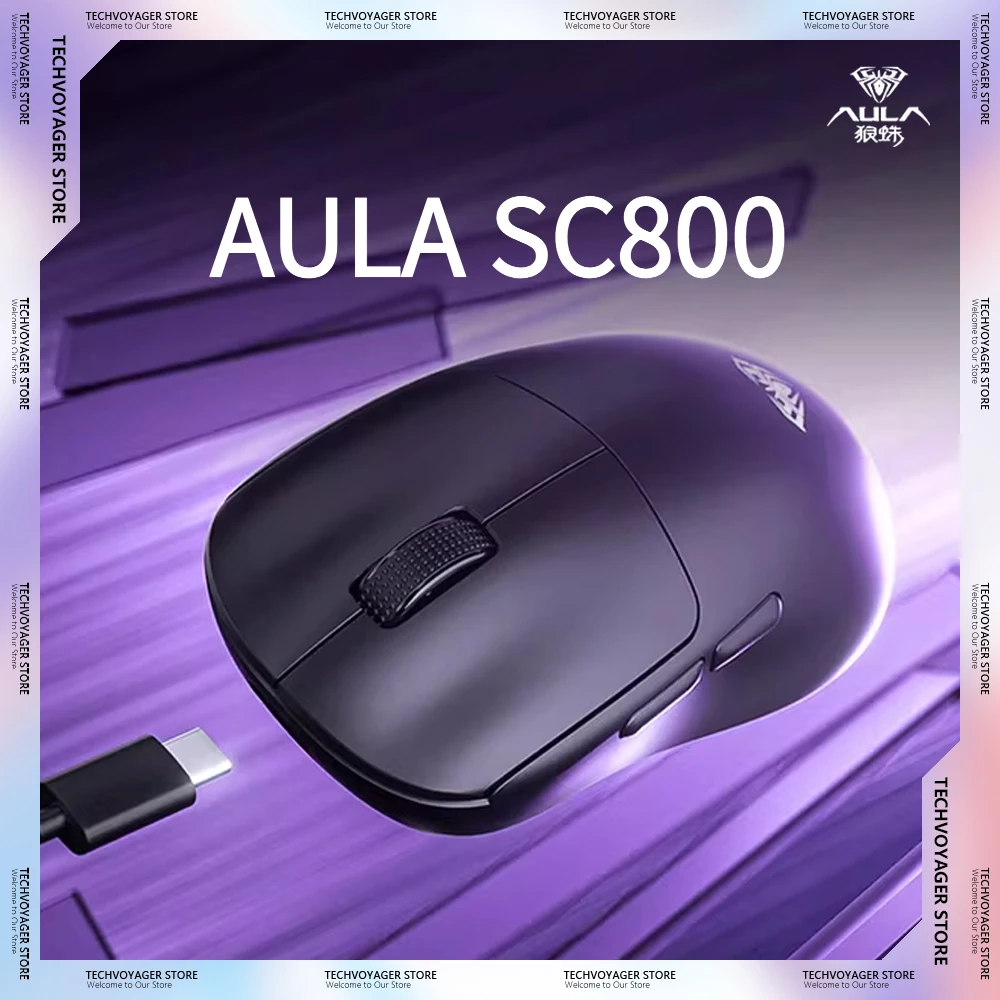 Esports In Gaming - AULA SC800 Gaming Mouse Paw3395 Sensor