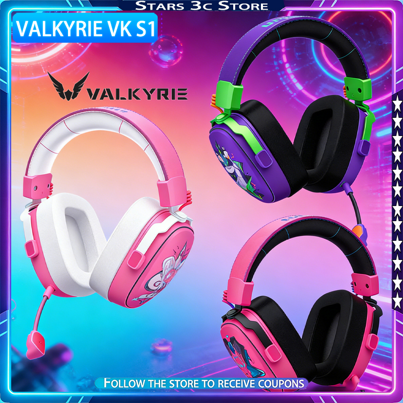 Esports Wireless Gaming Headset - VALKYRIE VK S1 Gaming Headset Wireless