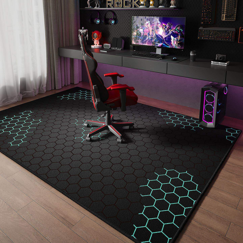 VIKAMA Neon Hexagon Grid Gamin – Esports Gaming Hotel Bewertung und Preis