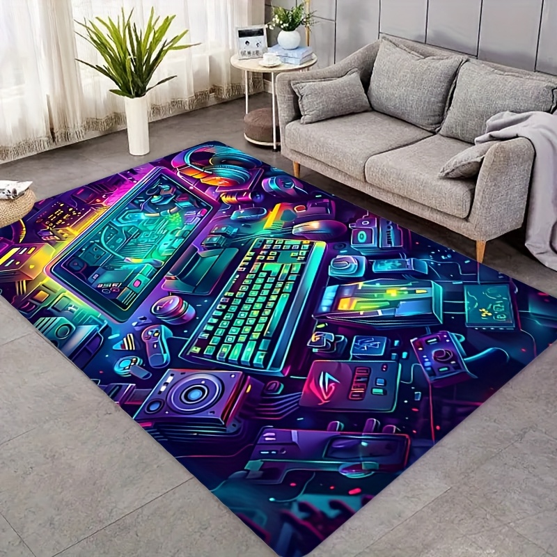 Cyberpunk Gaming Rug Flannel C – Esports Gaming Room Bewertung und Preis