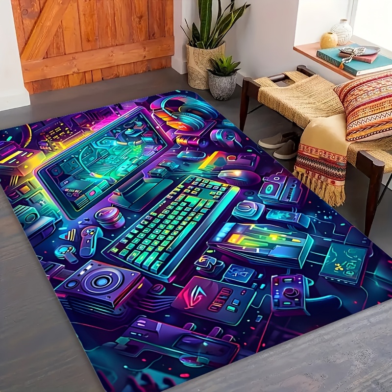 Cyberpunk Gaming Rug Flannel C – Esports Gaming Room Bewertung und Preis