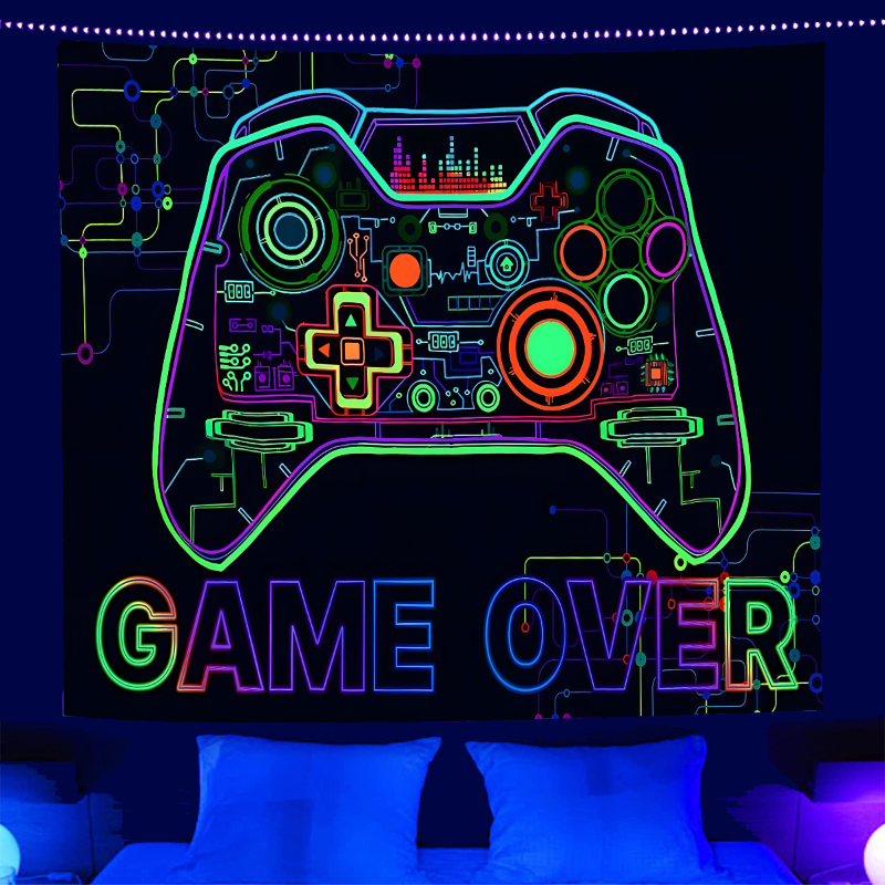 VIKAMA Gaming Tapestry Neon Ga – Esports Gaming Room Bewertung und Preis