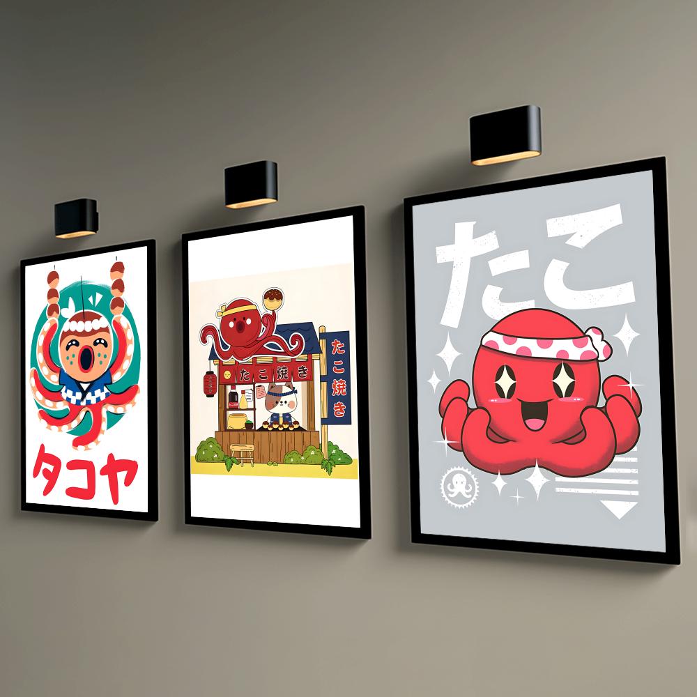 Cute Takoyaki Poster Wall Post – Esports Gaming Room Bewertung und Preis