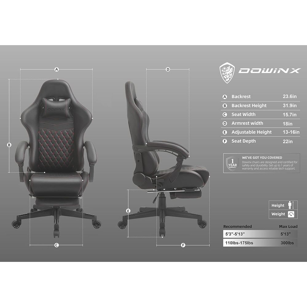 Vintage Style Leather Gaming C – Esports In Gaming Bewertung und Preis