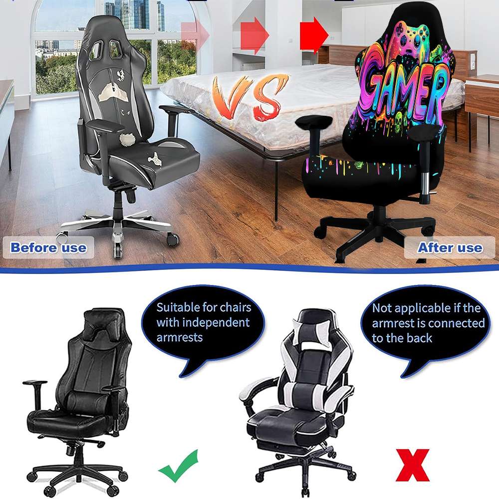 1 Set Glowing Gaming Chair Cov – Esports Gaming Hotel Bewertung und Preis