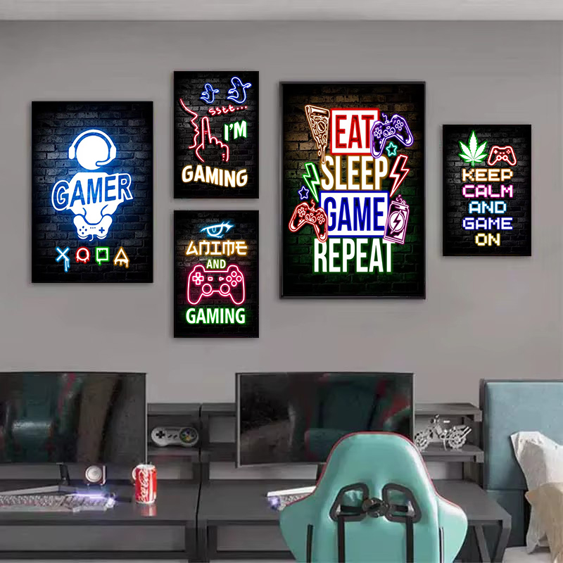 1pc frameless Canvas Painting  – Esports In Gaming Bewertung und Preis