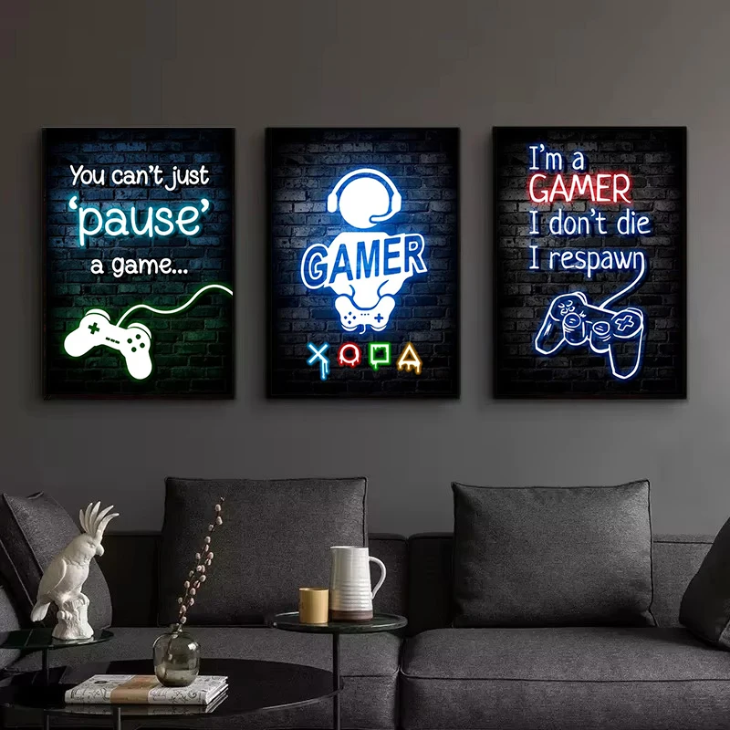 1pc frameless Canvas Painting  – Esports In Gaming Bewertung und Preis