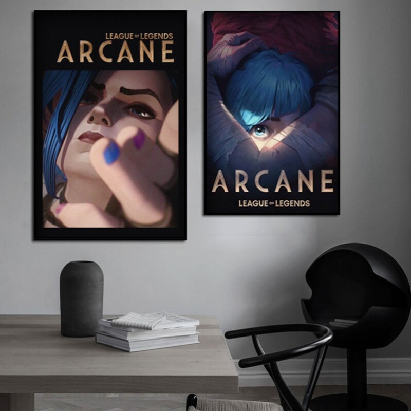 Arcane Jinx Close-Up Poster Un – Esports Gaming Room Bewertung und Preis