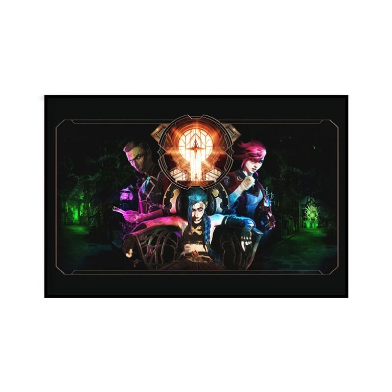 Arcane Jinx Close-Up Poster Un – Esports Gaming Room Bewertung und Preis