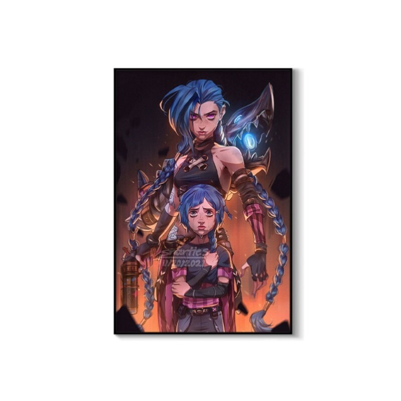 Arcane Jinx Close-Up Poster Un – Esports Gaming Room Bewertung und Preis
