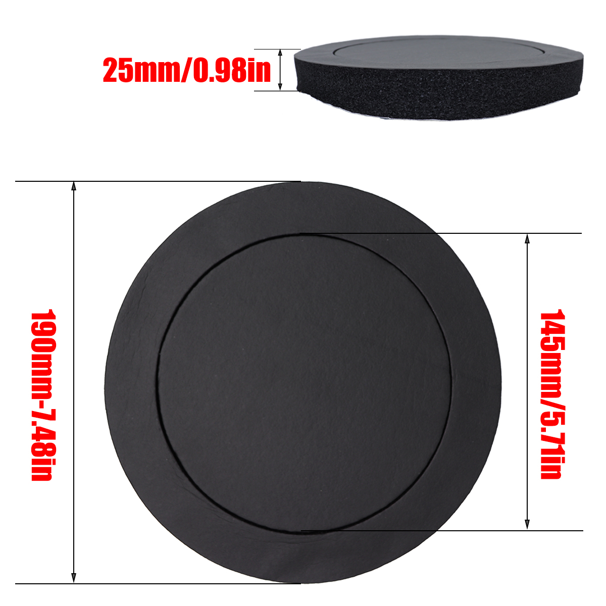 4X Speaker Ring Bass Door Trim – Sound Dampening Foam Bewertung und Preis