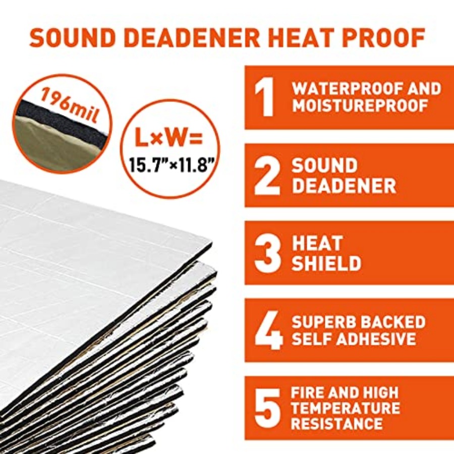 196 mil 37 sqft Car Sound Dead – Sound Dampening Foam Bewertung und Preis