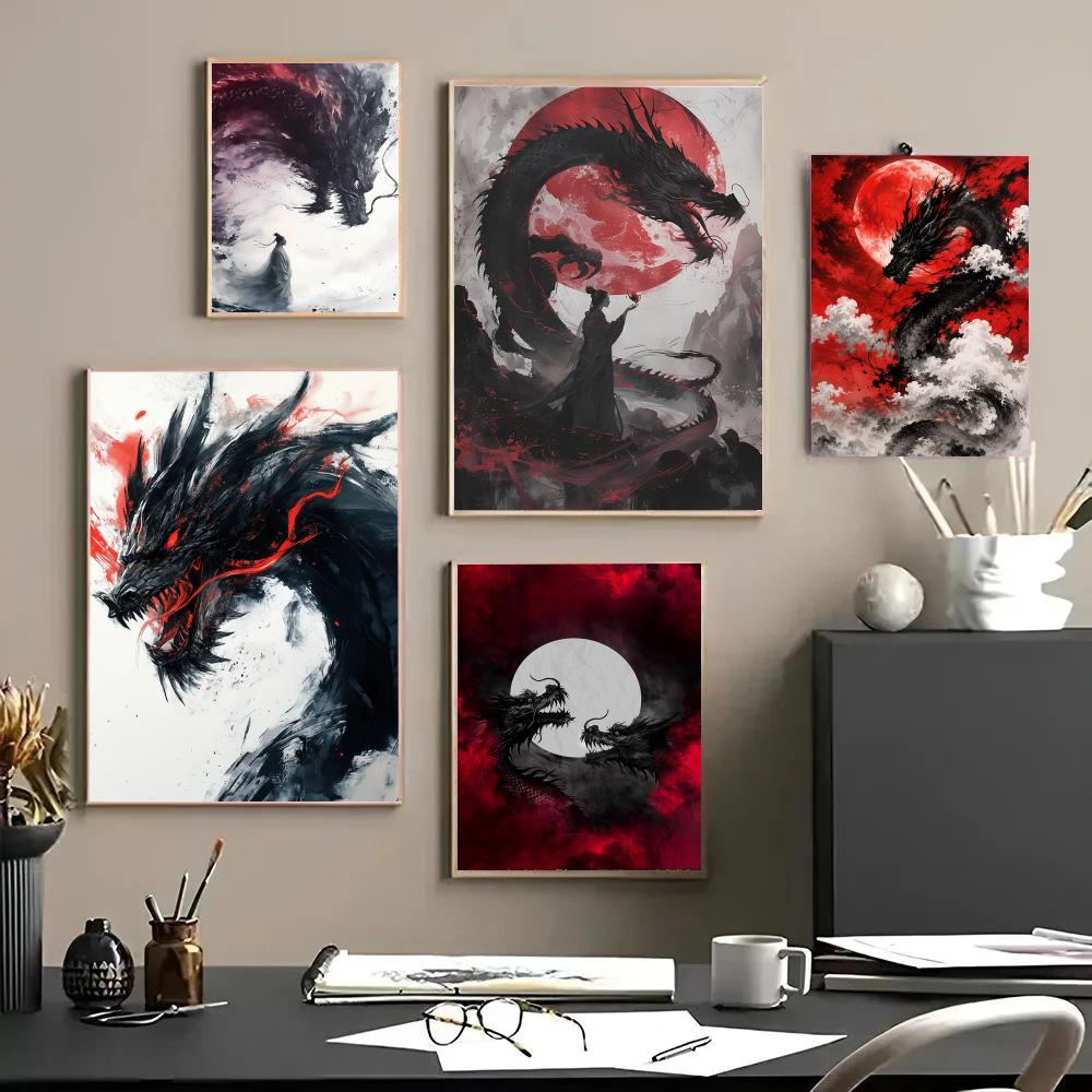 Black Dragon Poster Waterproof – Esports Gaming Room Bewertung und Preis