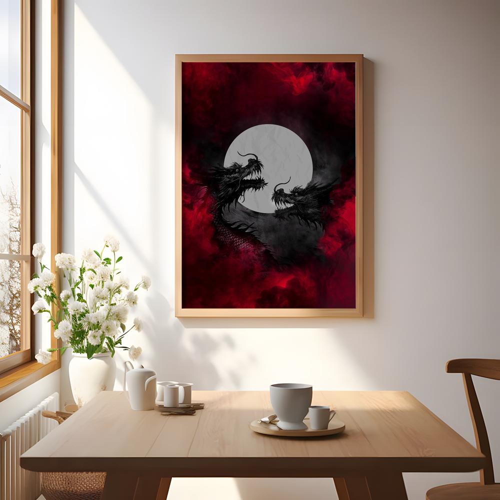 Black Dragon Poster Waterproof – Esports Gaming Room Bewertung und Preis