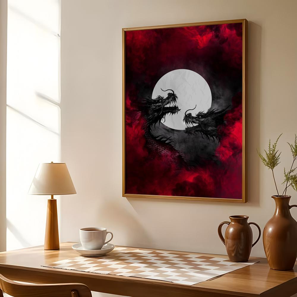 Black Dragon Poster Waterproof – Esports Gaming Room Bewertung und Preis
