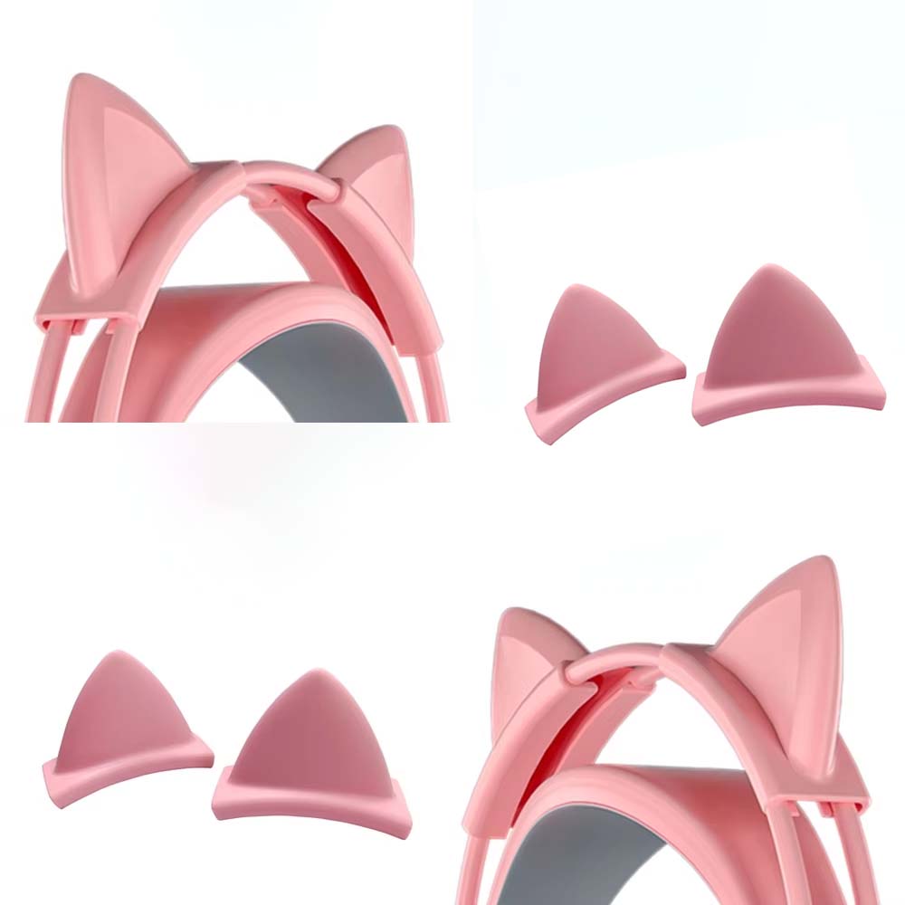 Pink Silicone Cat Ears Pendant – Esports Wireless Gaming Headset Bewertung und Preis