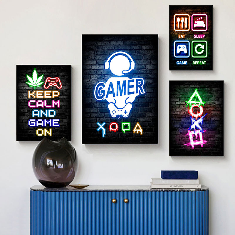 Gaming Neon Eat Sleep Game Rep – Esports Gaming Room Bewertung und Preis