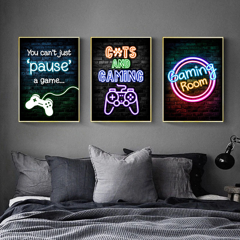 Gaming Neon Eat Sleep Game Rep – Esports Gaming Room Bewertung und Preis