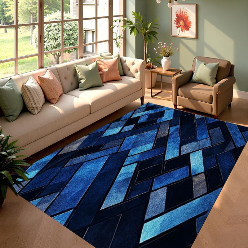 Nordic Blue Geometric Patchwor – Esports Gaming Hotel Bewertung und Preis