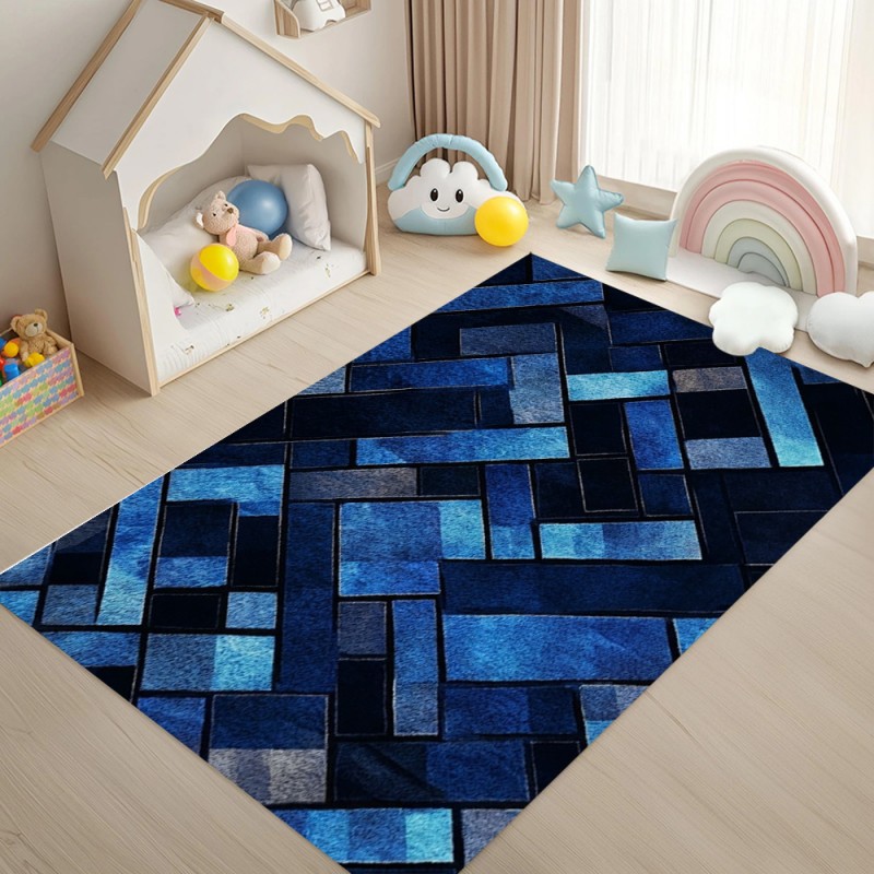 Nordic Blue Geometric Patchwor – Esports Gaming Hotel Bewertung und Preis